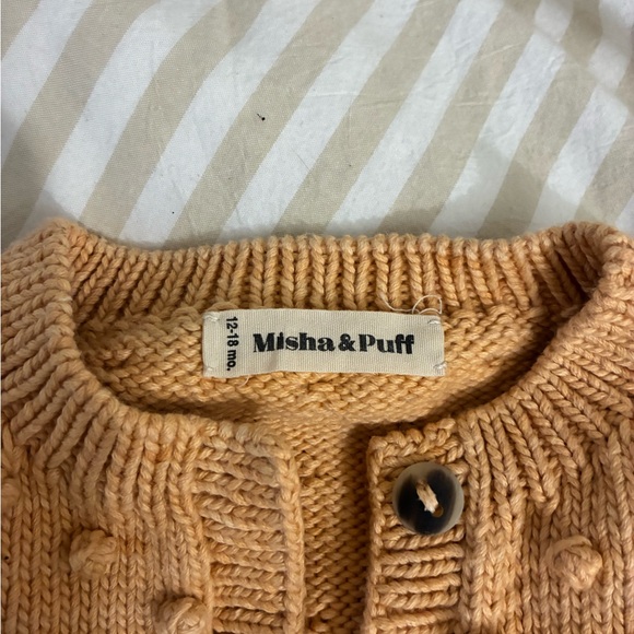 Misha & Puff Popcorn Cardigan Kids Size 12-18 Mo. - Picture 3 of 7